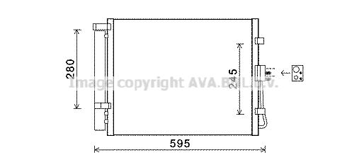 AVA QUALITY COOLING kondensatorius, oro kondicionierius KAA5150D